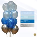 Шар (12''/30 см) Голубой (440), перламутр 50 шт.