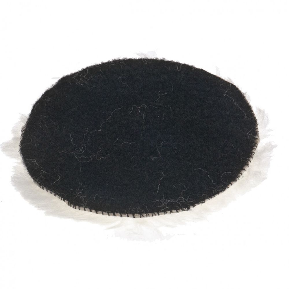 Насадка полировальная "под липучку", 125 мм, натуральная шерсть Matrix, 75952