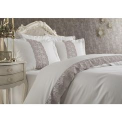 Постельное белье  Anais с кружевом  TIVOLYO HOME Турция