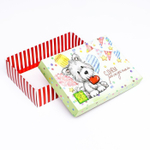 Подарочная коробка сборная "С Днем Рождения" 21 х 15 х 5,7