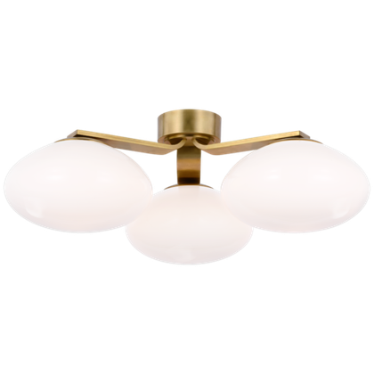 Потолочный светильник Visual Comfort Marisol XL Triple Flush Mount (Open Box)