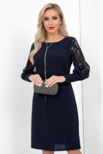 Платье Снежана (синий) Р11-2002 Nikol (Акция)