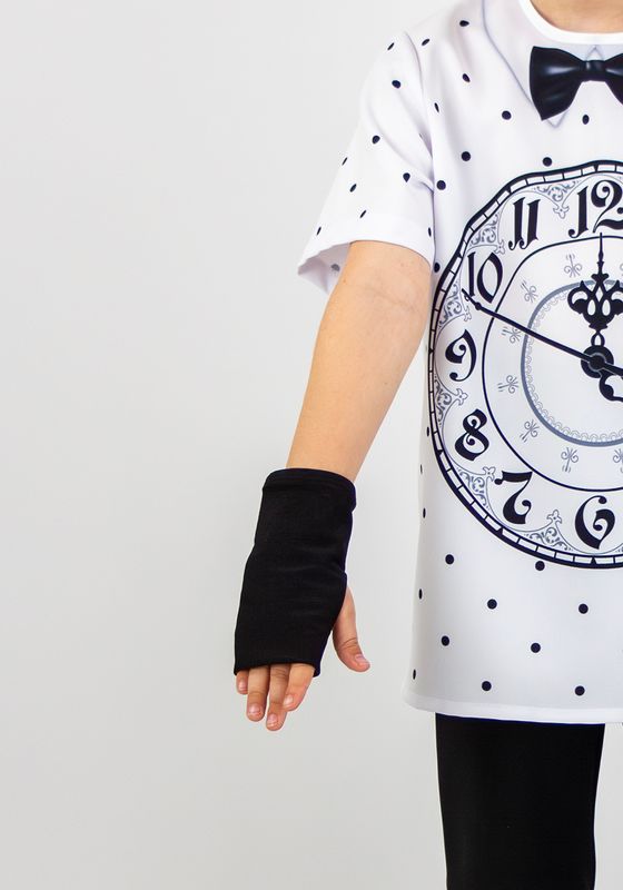 Митенки черные для часиков_2