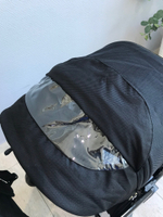 Коляска детская Peppy Monaco 2 в 1 Royal black (черный), рама черный глянец