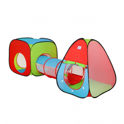 Детская игровая палатка с тоннелем и кубом "Наша Игрушка"