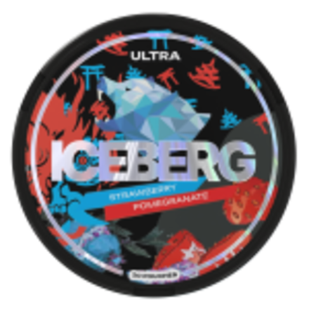 ICEBERG 150mg ULTRA STRAWBERRY POMEGRANATE