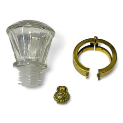 Бутылка подарочная 0.5л с стеклянной пробкой