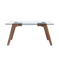 Дизайнерский стол STRIPE GLASS 150