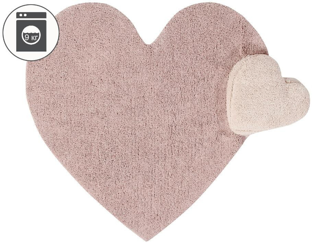 Ковер Lorena Canals Сердце с подушкой 160х180 см