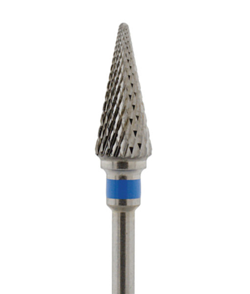 EDENTA 5910.060HP Твердосплавная фреза 10 HP 104, d 6 мм, насечка стандартная крестообразная, форма конус