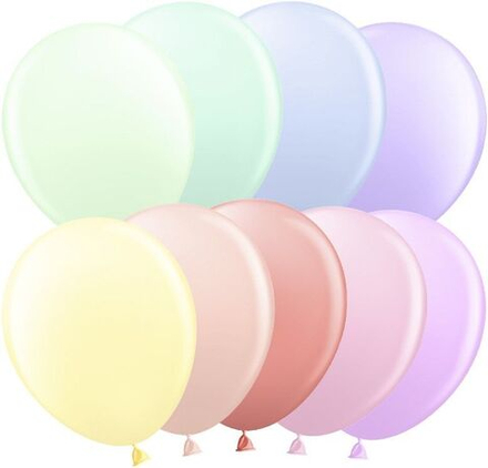 Шар (12/25см) Макарунс Ассорти/100шт