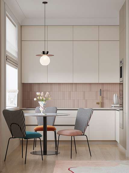 Стул Pompadour, велюр, терракотовый