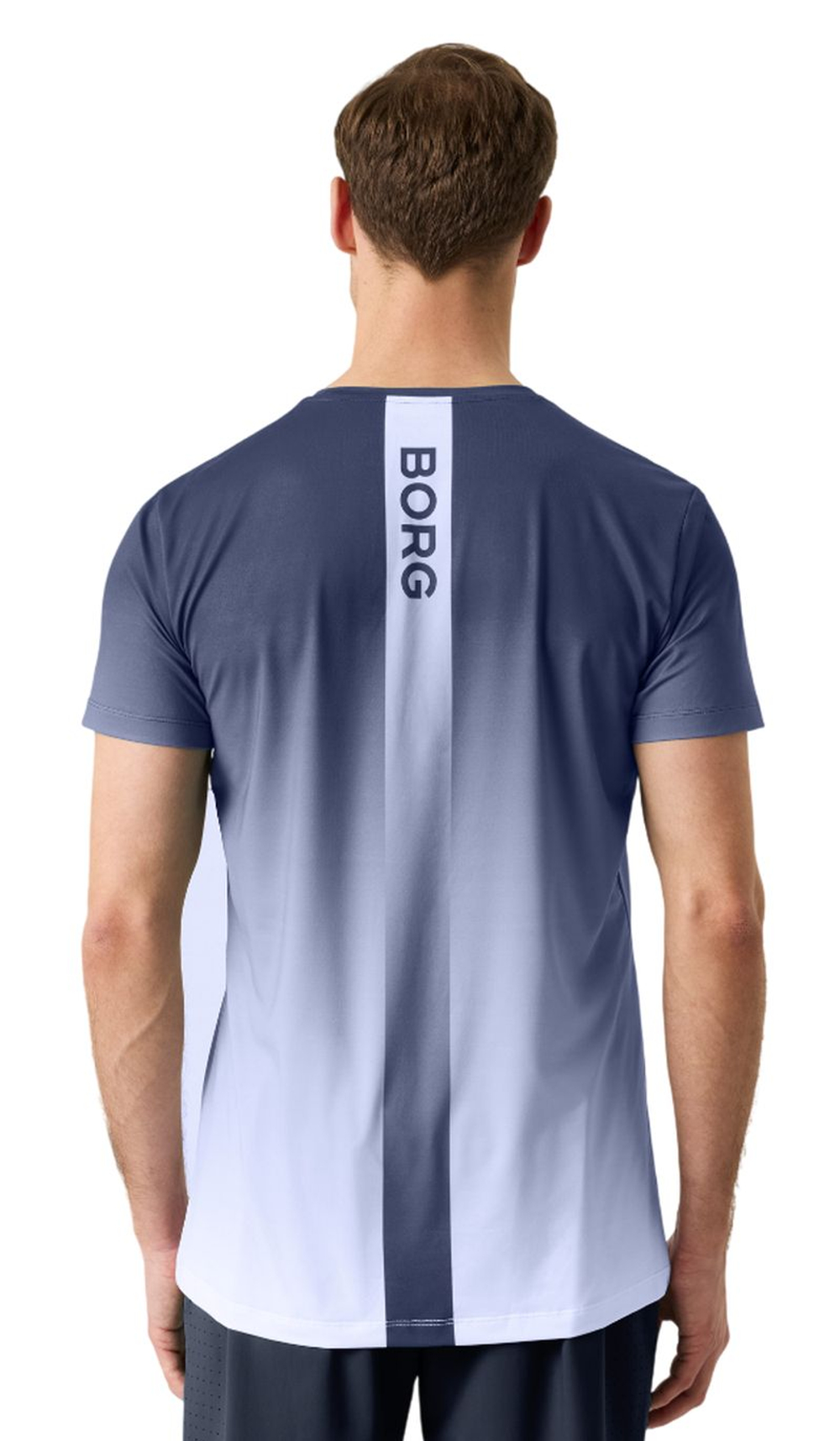 Мужская теннисная футболка Bjorn Borg Ace Printed - dark navy/fading