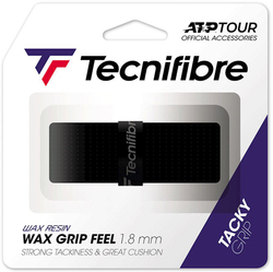 Теннисные намотки базовые Tecnifibre Wax Grip Feel 1P - черный