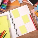 Блок самоклеящийся (стикеры) STAFF, НЕОНОВЫЙ, 38х51 мм, 90 листов, КОМПЛЕКТ 2 штуки, желтый, 129345