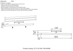 Светильник трековый магнитный CLT 0.33 004 13W WH 4000K