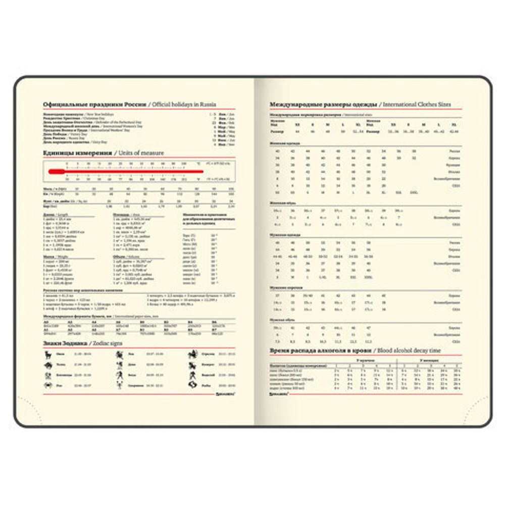 Ежедневник недатированный БОЛЬШОЙ ФОРМАТ 210х297 мм А4, BRAUBERG "Office", 160 л., красный, 113286