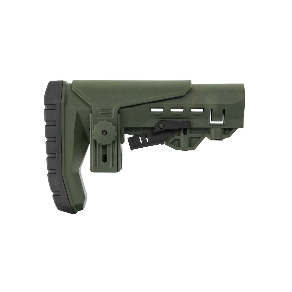 Телескопический приклад с подщечником Atom CP (цветной), K.Arma