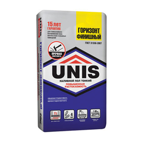 Финишная смесь пол наливной Юнис Горизонт Финишный 25 кг