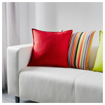 Чехол на подушку IKEA GURLI (ГУРЛИ), Красный, 50x50 см