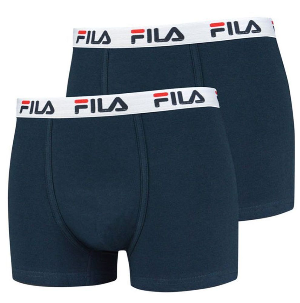 Мужские спортивные боксеры Fila Man Boxer 2 pack - небесный