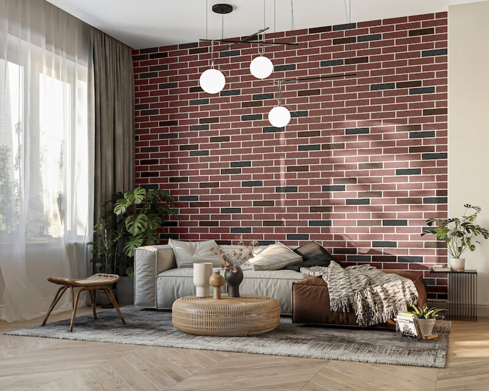 АМК фасад кирпич микс 432