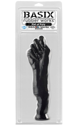 Черная кисть для фистинга Fist of Fury (Цвет: черный)