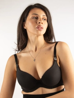 Бюстгальтер для кормления "Элизе" черный