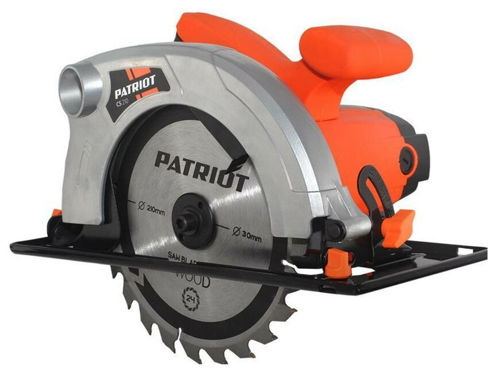 Пила циркулярная PATRIOT CS 195, мощность 1800Вт, пильный диск 200мм (190301607)