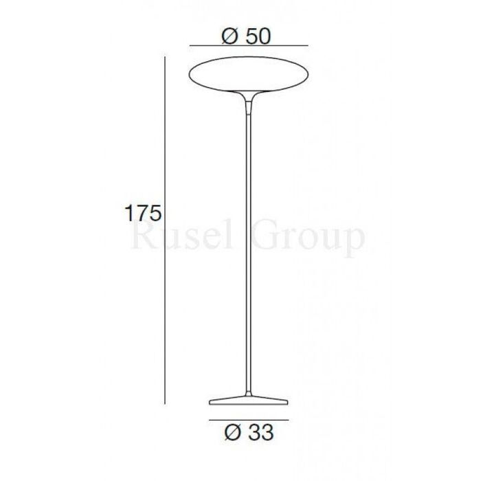 Напольный светильник Linea Light Squash LED 7628