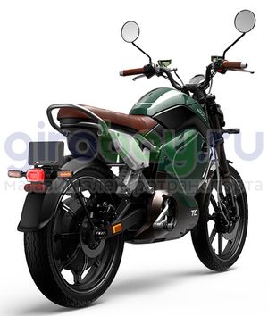 Электромотоцикл WHITE SIBERIA SUPER SOCO TC (Зеленый) фото 2