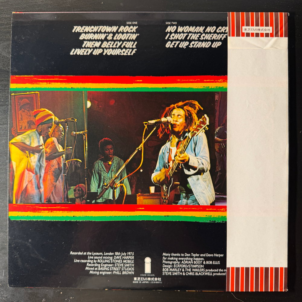 Bob Marley And The Wailers - Live! (Япония 1976г.)