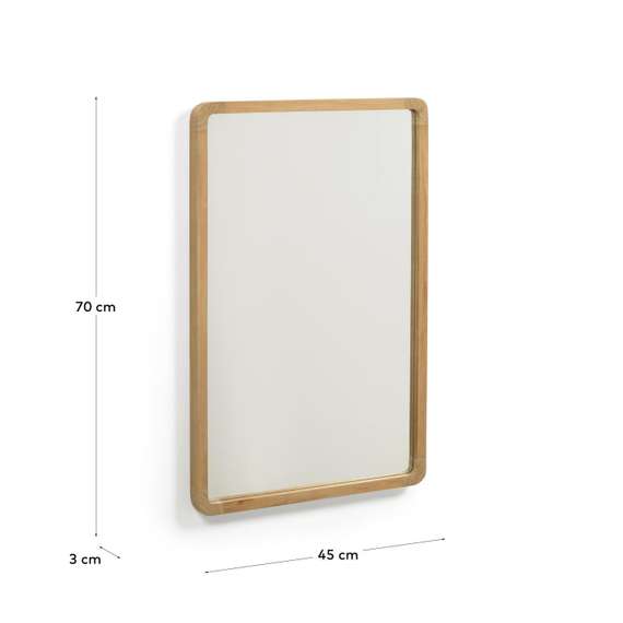 Зеркало Shamel из массива тика 70x45 см