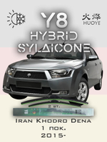 Щетки стеклоочистителя HUOYE Y8 600/450 мм на IranKhodro Dena | Hook/J-Hook