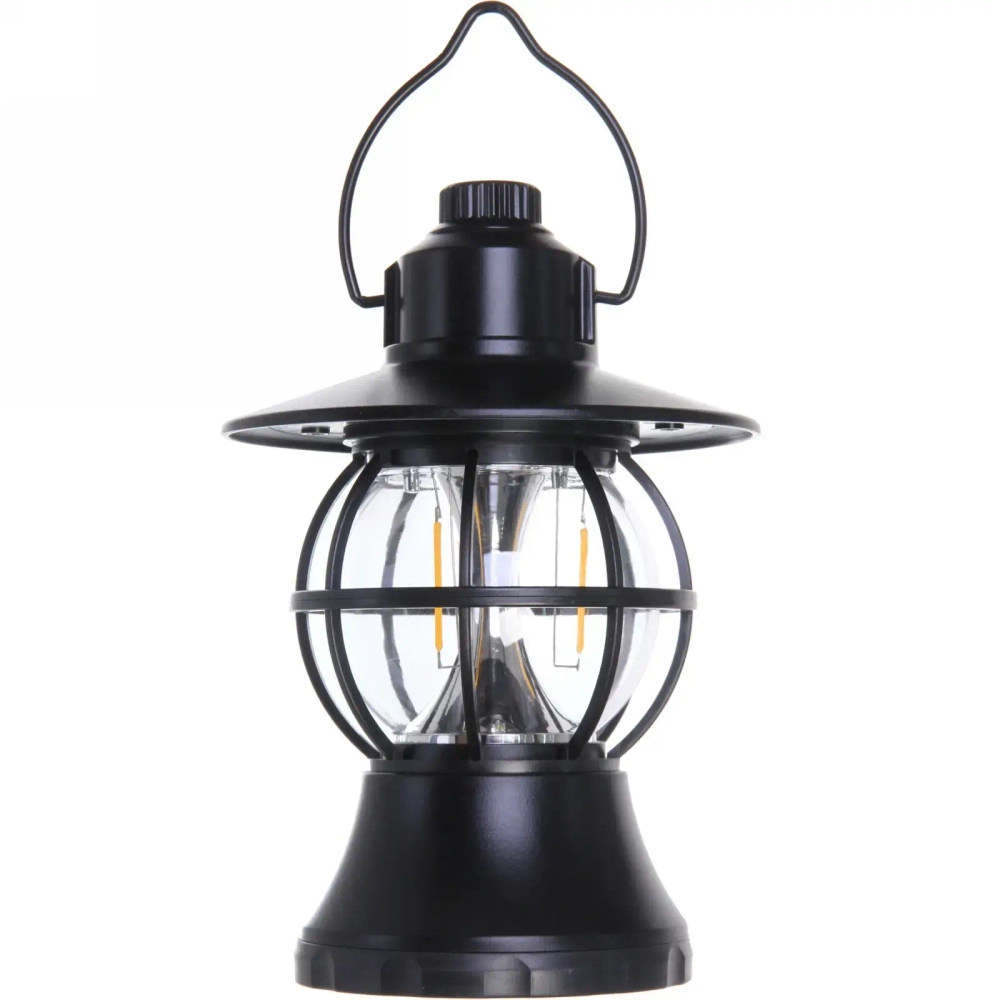 Фонарь кемпинговый подвесной 6 режимов 3LED+3TF, 19*13 см 3хAA