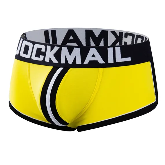 Мужские трусы джоки желтые JOCKMAIL JM4042-13