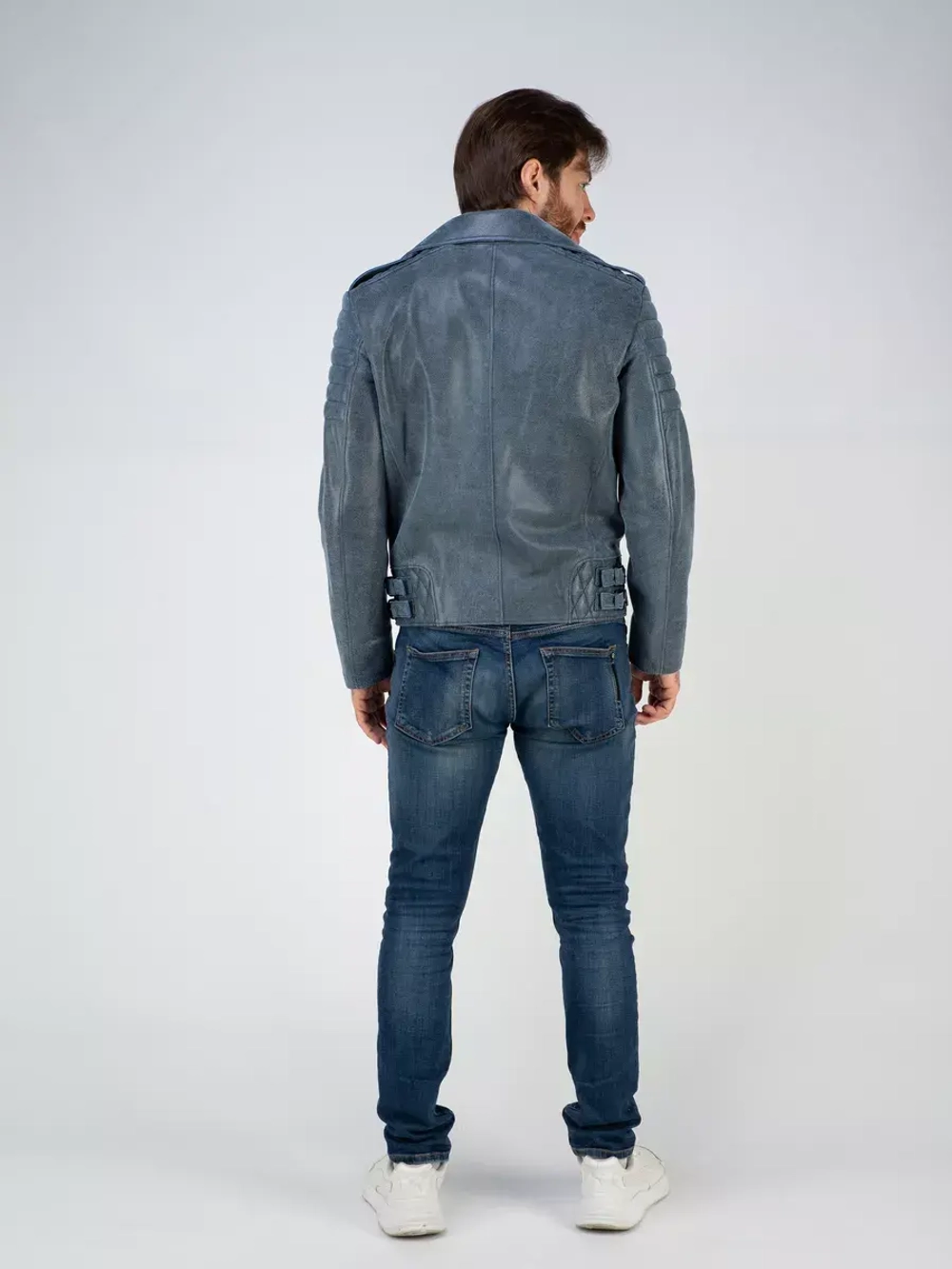 Кожаная куртка демисезонная косуха