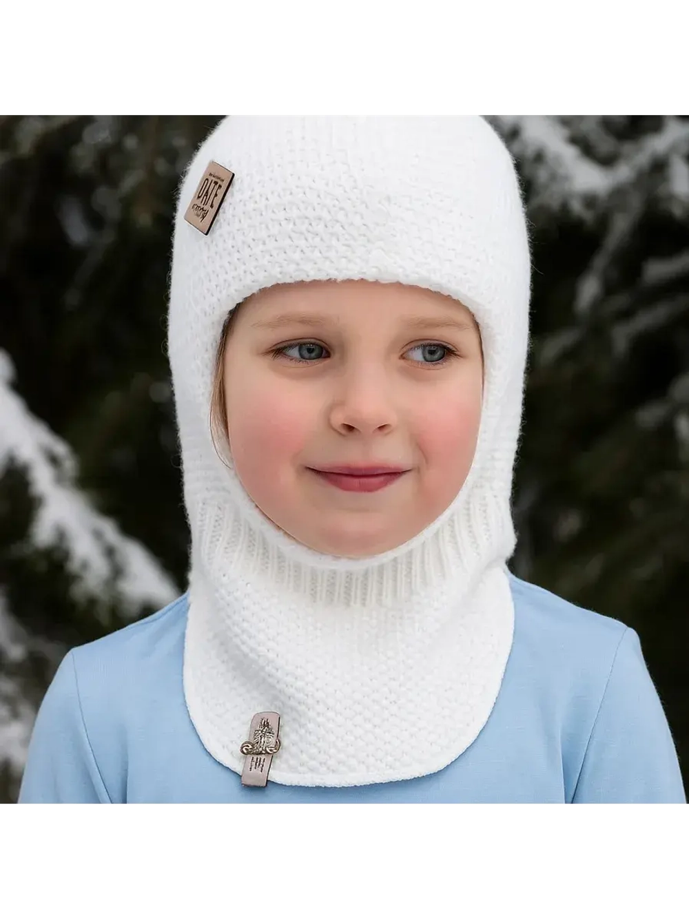 Шапка-шлем для девочки