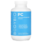 BodyBio, PC, липосомальный фосфолипидный комплекс, 300 капсул без ГМО (650 мг в 1 капсуле)