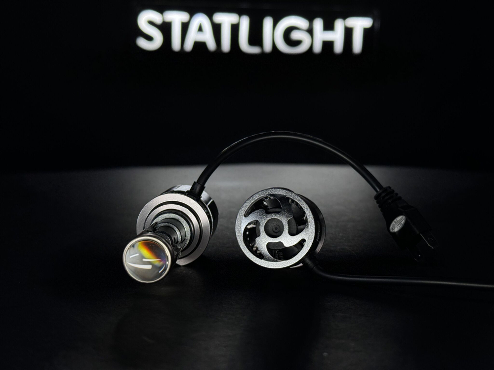 Светодиодные лампы H7, мини линзы H7, LED лампы H7, белые 6000k, 10000Lm, LED линзы, 2 шт