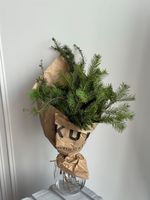 Хвоя - охапка для вазы из туи, пихты и кипариса
