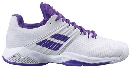 Женские теннисные кроссовки Babolat Propulse Fury All Court Women - white/purple