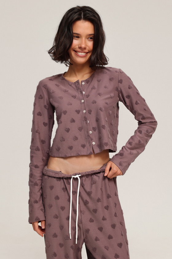 Кардиган на пуговицах