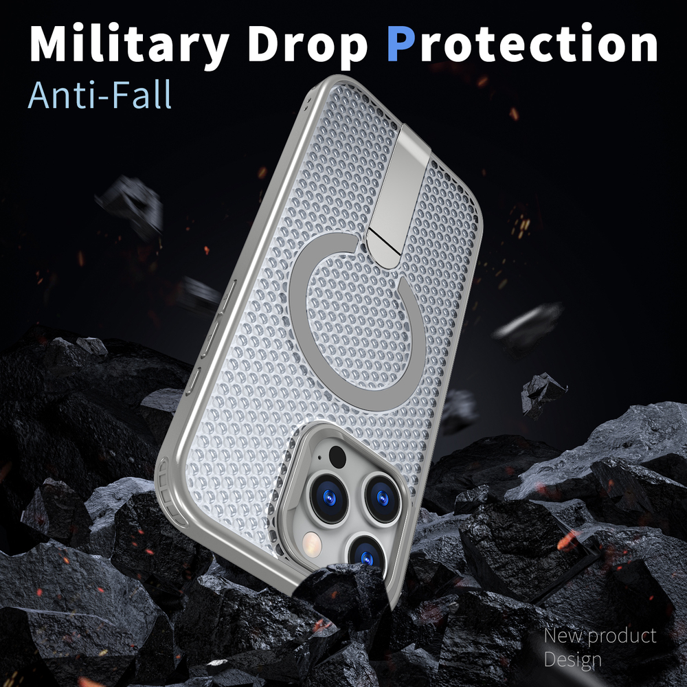 Прозрачный чехол Mesh Pro Magnetic Case для iPhone 16 Pro Max