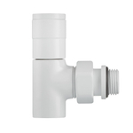 Набор дизайн-вентилей Royal Thermo PIANO, угловой (белый) 1/2quot;