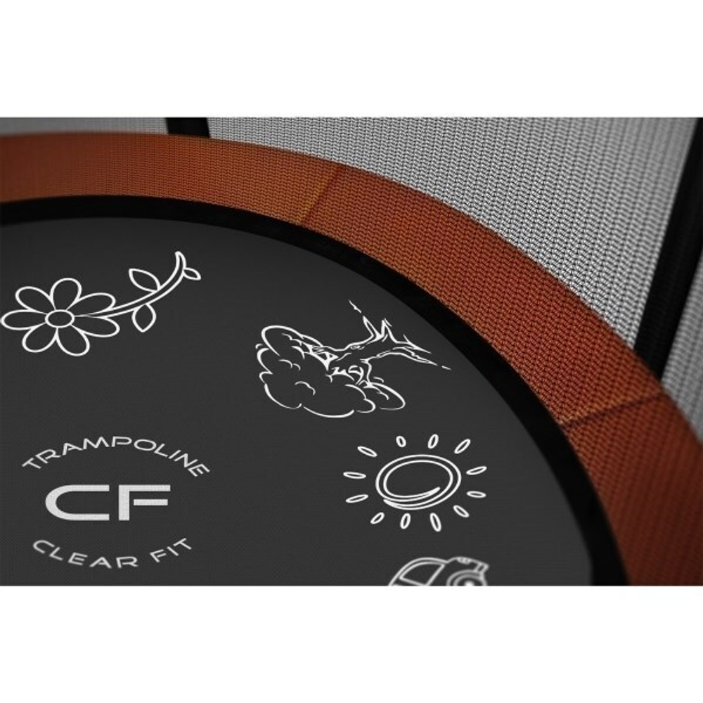 Каркасный батут Clear Fit FamilyHop 12Ft