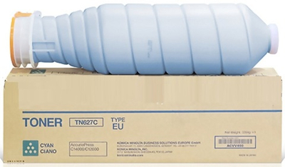 Тонер-картридж Konica-Minolta TN-627C для AccurioPress C12000/C14000 голубой (208K) ACVV450/ACVV490