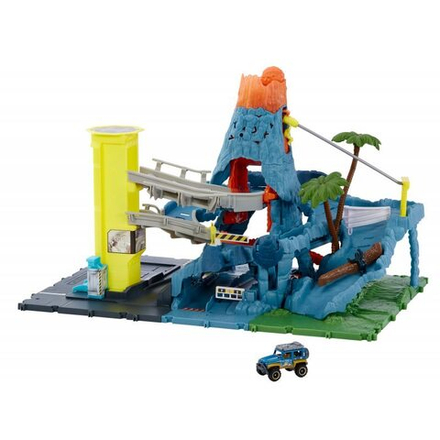 Драйверы Matchbox Action - набор «Настоящие приключения на вулкане» + автомобиль HHW21