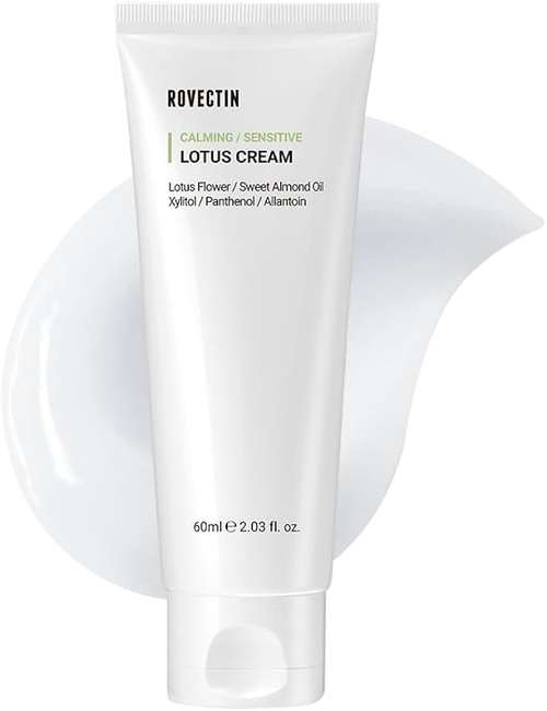 Rovectin, Успокаивающий крем для лица с экстрактом лотоса, 60 мл