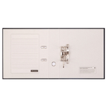 Папка-регистратор OfficeSpace, 70мм, бумвинил, с карманом на корешке, черная